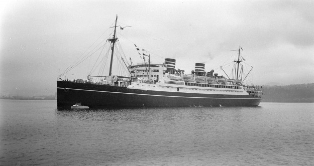 1929年にサンフランシスコ線に就航した浅間丸
